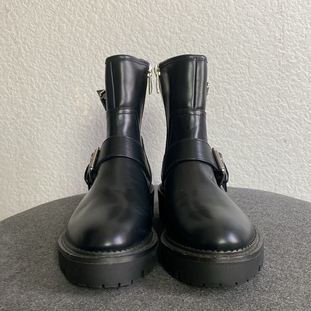 Nordstrom black buckle boots - Picture 3 of 8